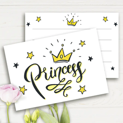 Міні листівка "Princess" 10шт