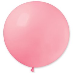 Латексна кулька Gemar рожева (57) пастель, без смужок 31" (80 см) 1 шт