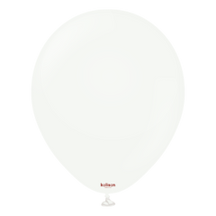 Латексна кулька Kalisan біла (White) пастель 12"(30см) 100шт