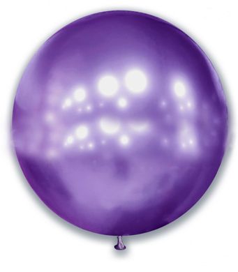 Латексна кулька Show фіолетова хром 24" (60 см.) 1шт.