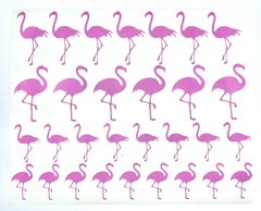 Набор наклеек Фламинго розовый