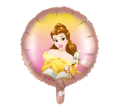 Фольгована кулька круг "Принцеса в жовтому" 18"(45см) 1шт.