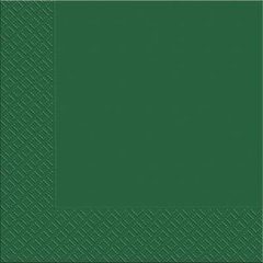 Серветки паперові тришарові зеленого кольору 33х33см (18шт.) в уп.