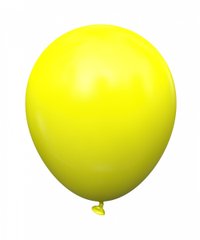 Латексна кулька Kalisan жовта (Yellow) пастель 12"(30см) 100шт