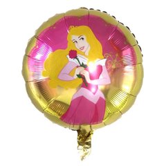 Фольгована кулька круг "Принцеса в рожевому" 18"(45см) 1шт.