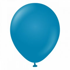 Латексные шары 12’’ пастель Kalisan Турция глубокий синий (30 см), 100 шт