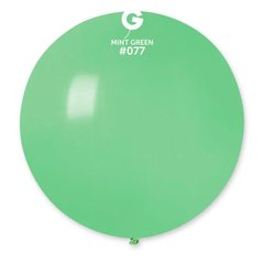 Латексна кулька Gemar м`ятна (77) пастель 31" (80см) 1 шт