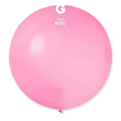 Латексна кулька Gemar рожева (57) пастель 31" (80см) 1 шт