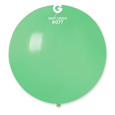 Латексна кулька Gemar м`ятна (77) пастель 31" (80см) 1 шт