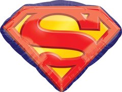 Фольгированный шар 26’ Anagram Супермен эмблема, 66 см