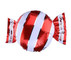 Фольгована кулька фігура Pinan "Цукерка" червона 44х75 см. в уп. (1шт.)