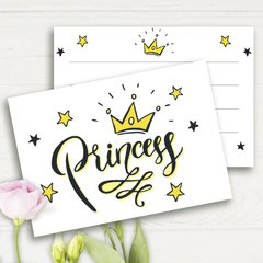 Міні листівка "Princess" 10шт/уп
