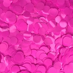 Конфетти кружочки пастель розовый 12 мм, 100г