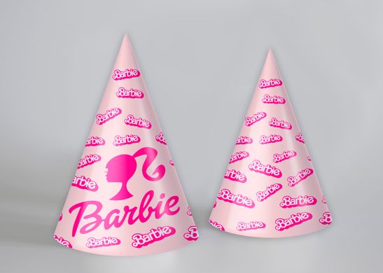 Ковпачок паперовий Твоя Забава "Barbie" рожевий 20шт.
