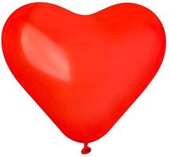 Шары 17’’ пастель Gemar CR17-05 Сердце красное, (41 см), 50 шт