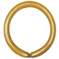 Латексна кулька Gemar КДМ-260 золота (039) металік 100 шт