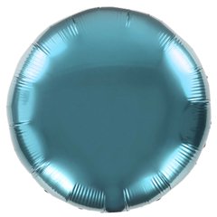 Фольгована куля 18' Китай Коло світло-блакитне, 45 см
