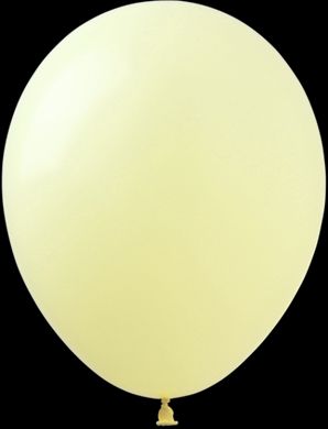 Латексна кулька Kalisan жовта макарун (Macaron yellow) 12"(30см) 100шт