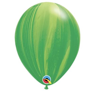 Воздушные шары 11" Агат Qualatex Q05 зелёный (28 см), 25 шт