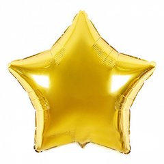 Фольгована кулька Pinan "Зірка" золота металік 18"(45см) 1шт.