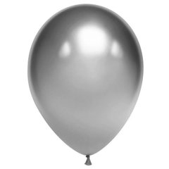 Латексные шары 13’ хром Gemar 89 серебро, (32 см), 50 шт