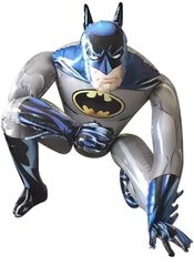 Фольгована кулька фігура Pinan стоячка "Бетмен" сіра 60 см. в уп. (1шт.)