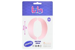 Фольгована кулька цифра "0" sugar pink Balun 30" (76 см) 1 шт