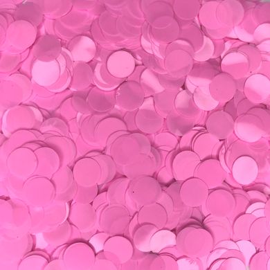 Конфетти кружочки пастель светло-розовый 12 мм, 100г