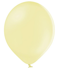 Латексна кулька Belbal лимонно-жовта макарун (450) пастель В105 12" (30 см) 50 шт