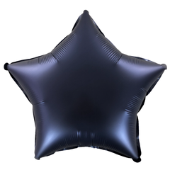 Фольгированный шар 18’ Китай Звезда синяя сатин, 44 см