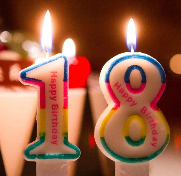 свічки цифри для торта